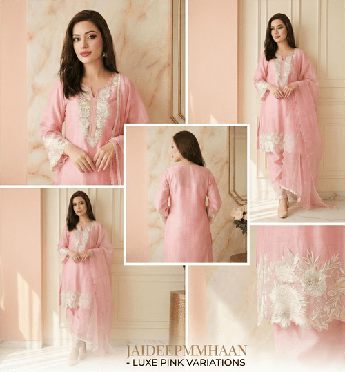 Blush Romance’ Cotton Silk - Pink suit